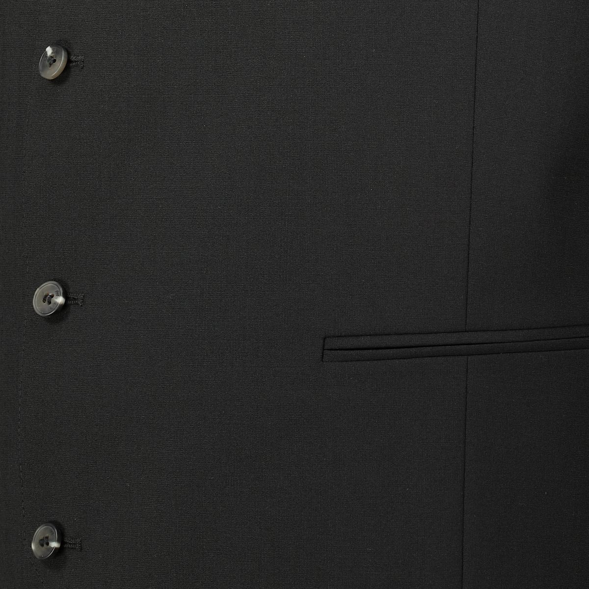 Weis Anzugweste mit Stretch schwarz