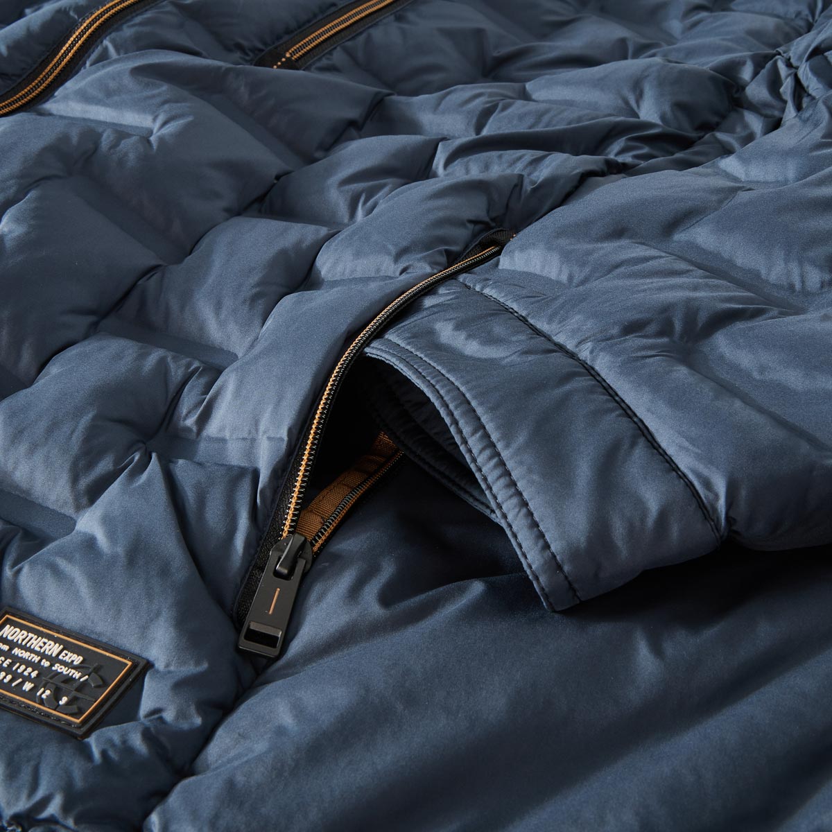 CASA MODA Leichte Steppjacke, wasser- und windabweisend marine