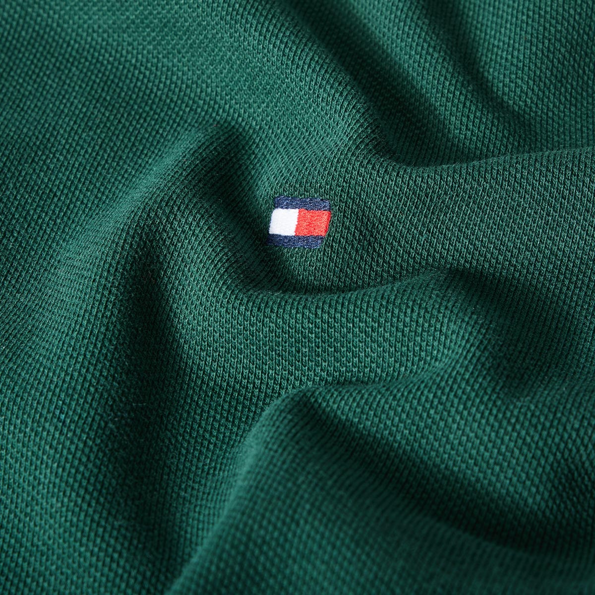 Tommy Hilfiger Poloshirt mit Stretch dunkelgrün
