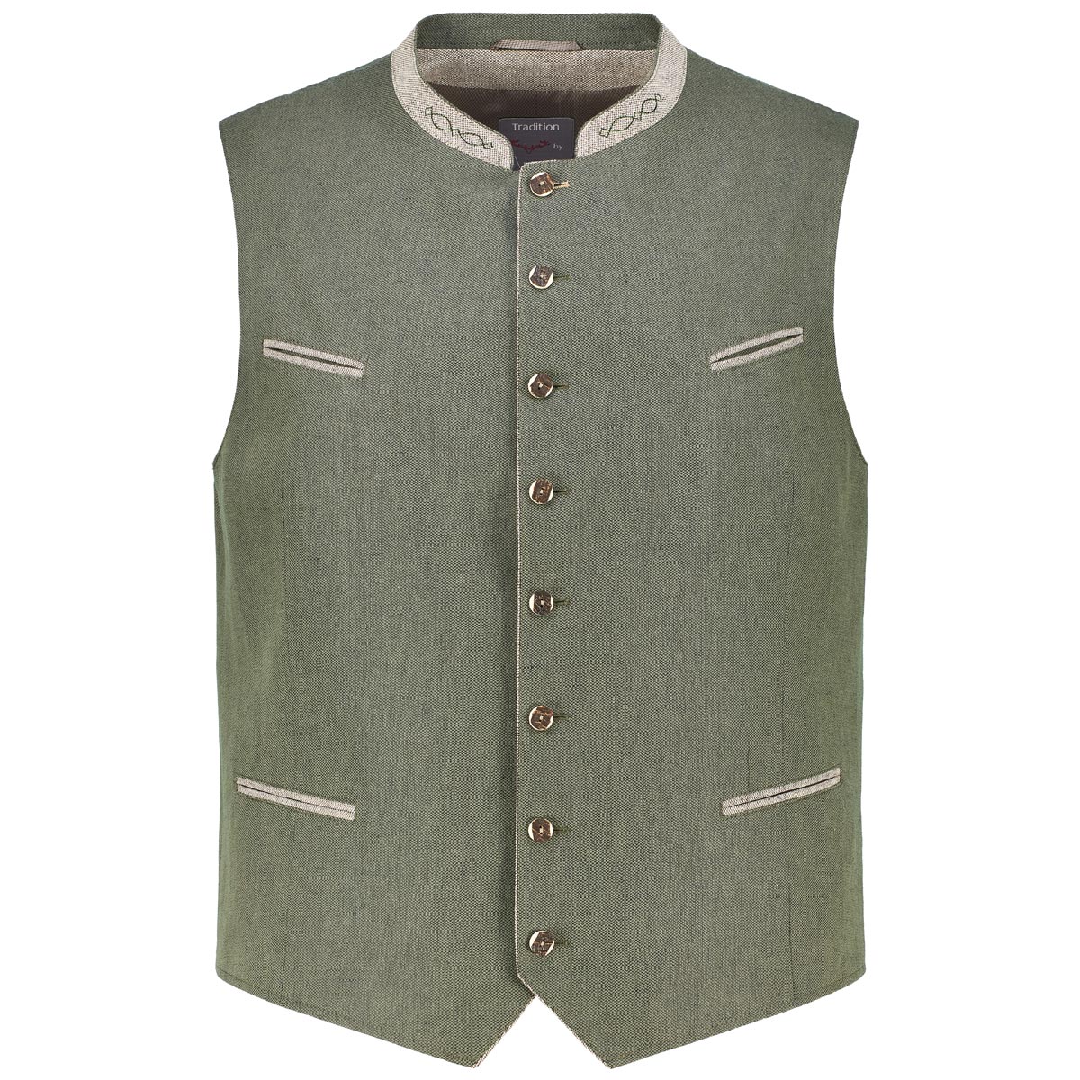 Weis Trachtenweste mit Leinen Farbe grün Größe: 66 günstig online kaufen