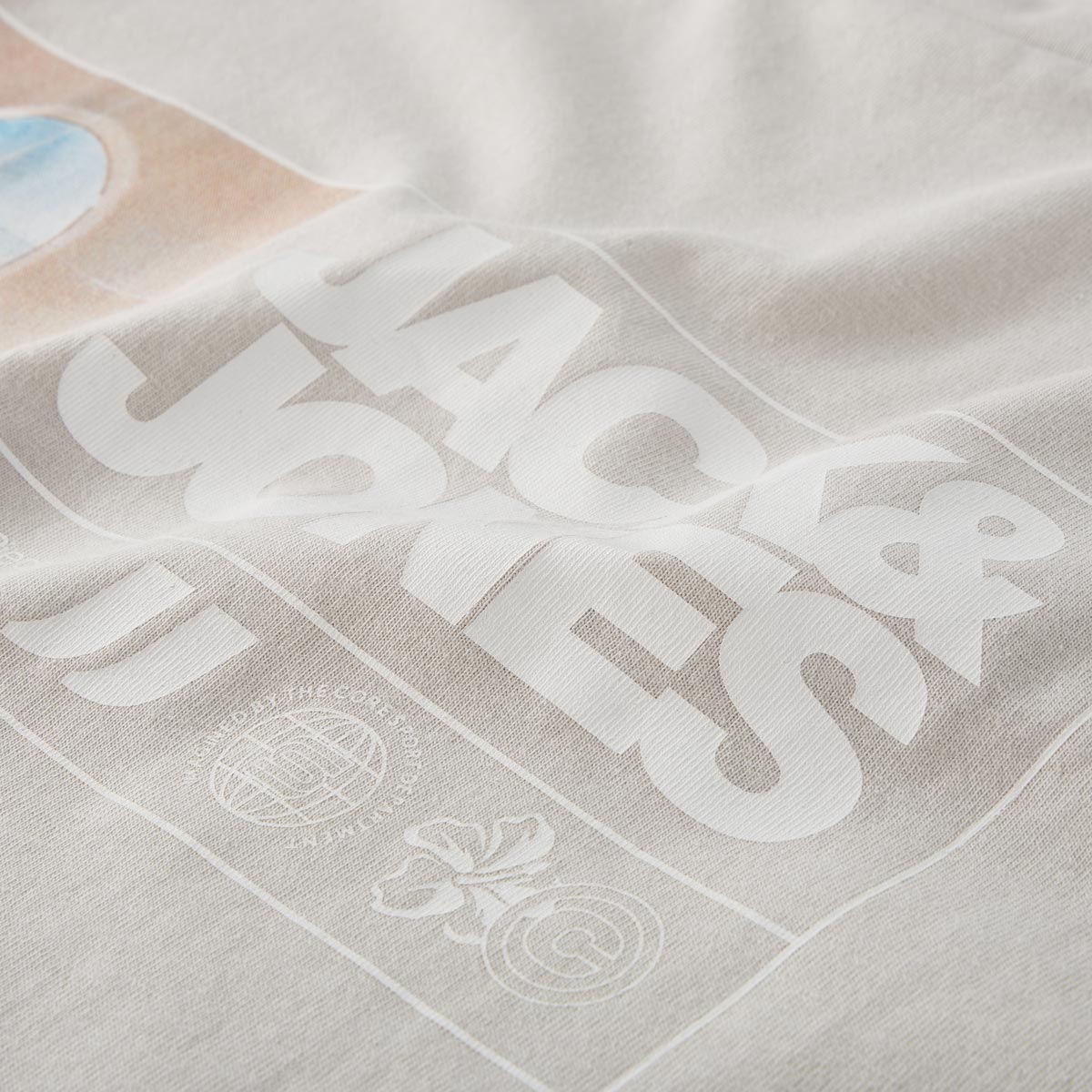 Jack&Jones T-Shirt mit Label-Print blau