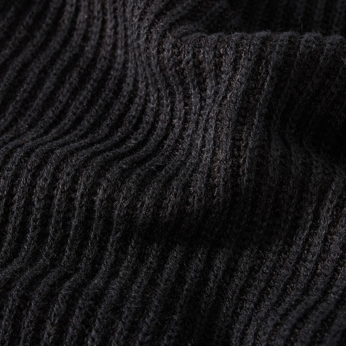 Jack&Jones Strickpullover aus Baumwollmischung schwarz