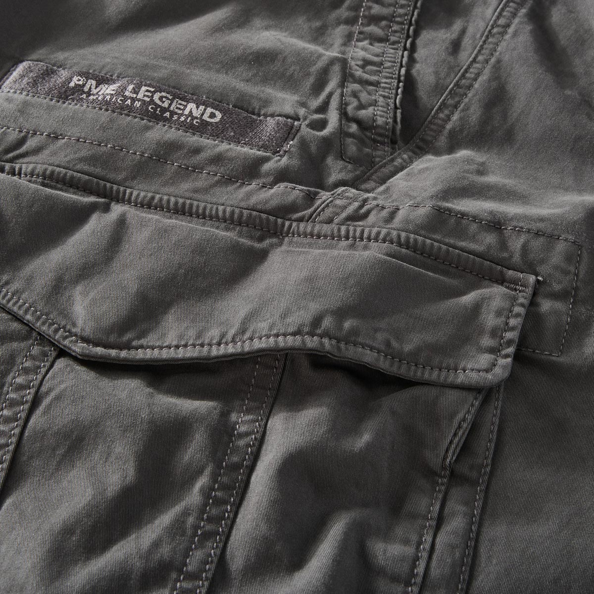 PME LEGEND Cargohose mit Stretch anthrazit