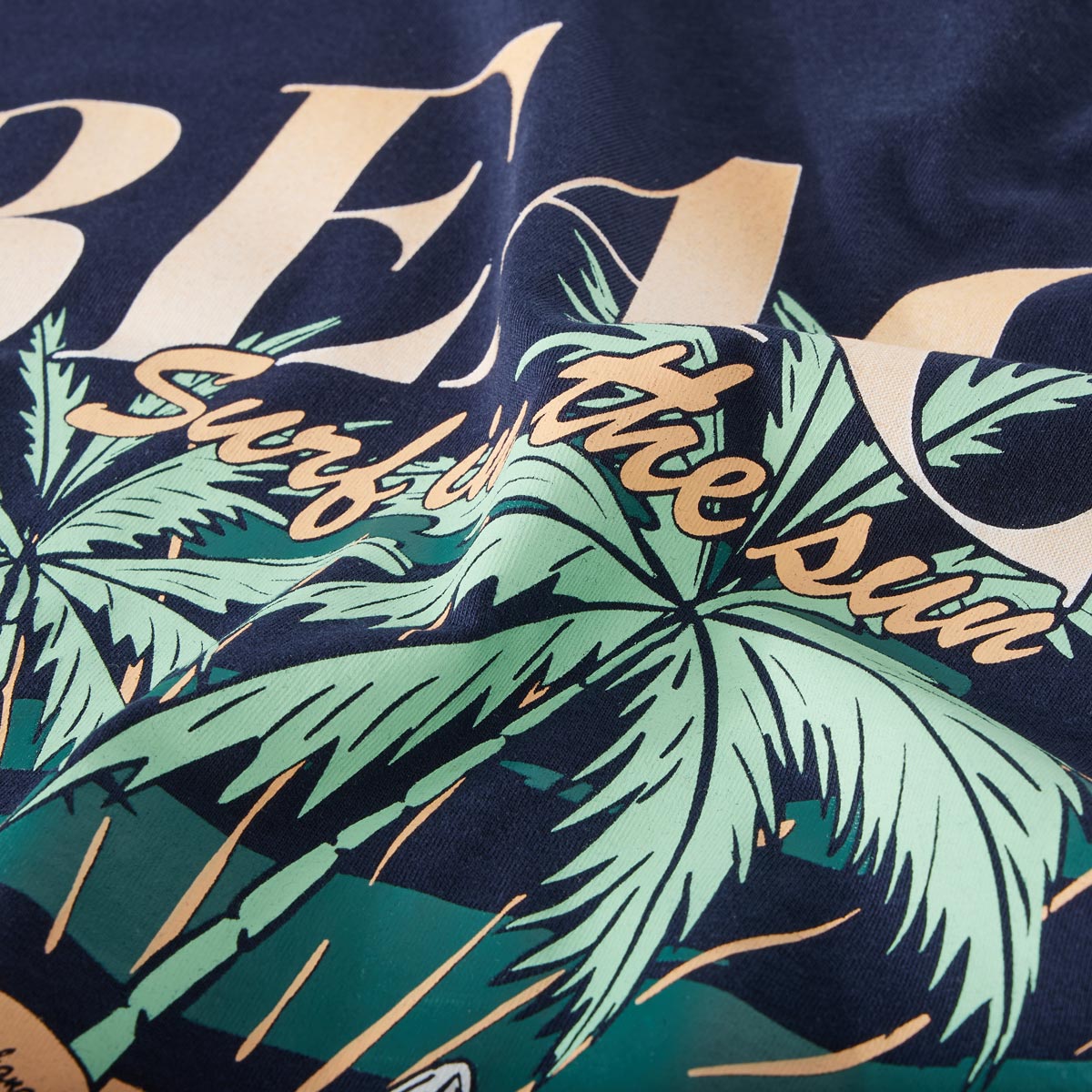 Jack&Jones T-Shirt mit Motiv-Print blau