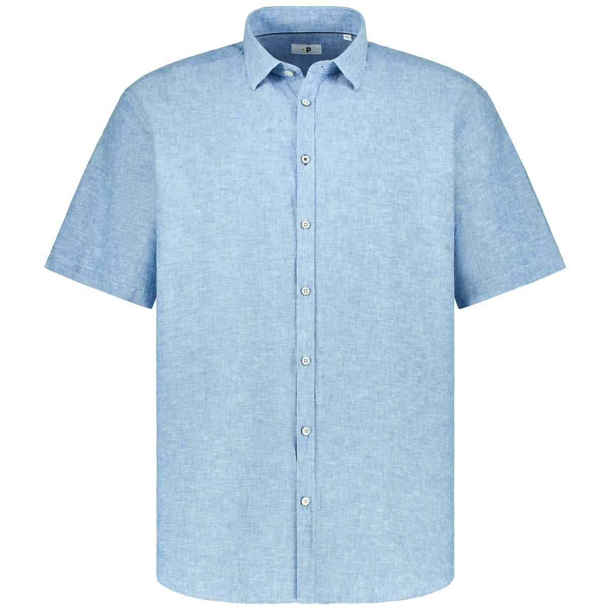 Pfundskerl Freizeithemd mit Leinen Farbe mittelblau Größe: 3XL günstig online kaufen