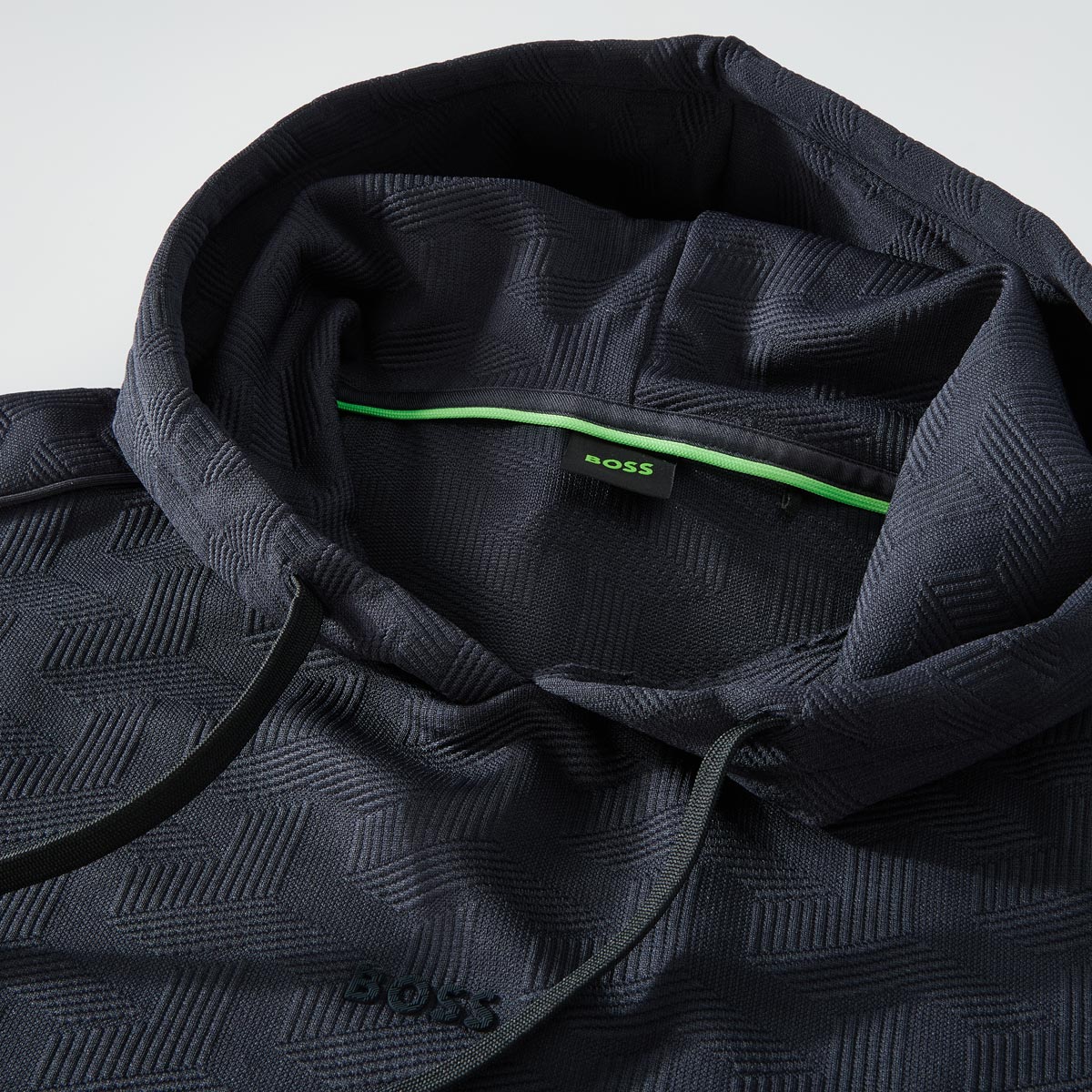 BOSS Hoodie aus Funktionsmaterial dunkelblau