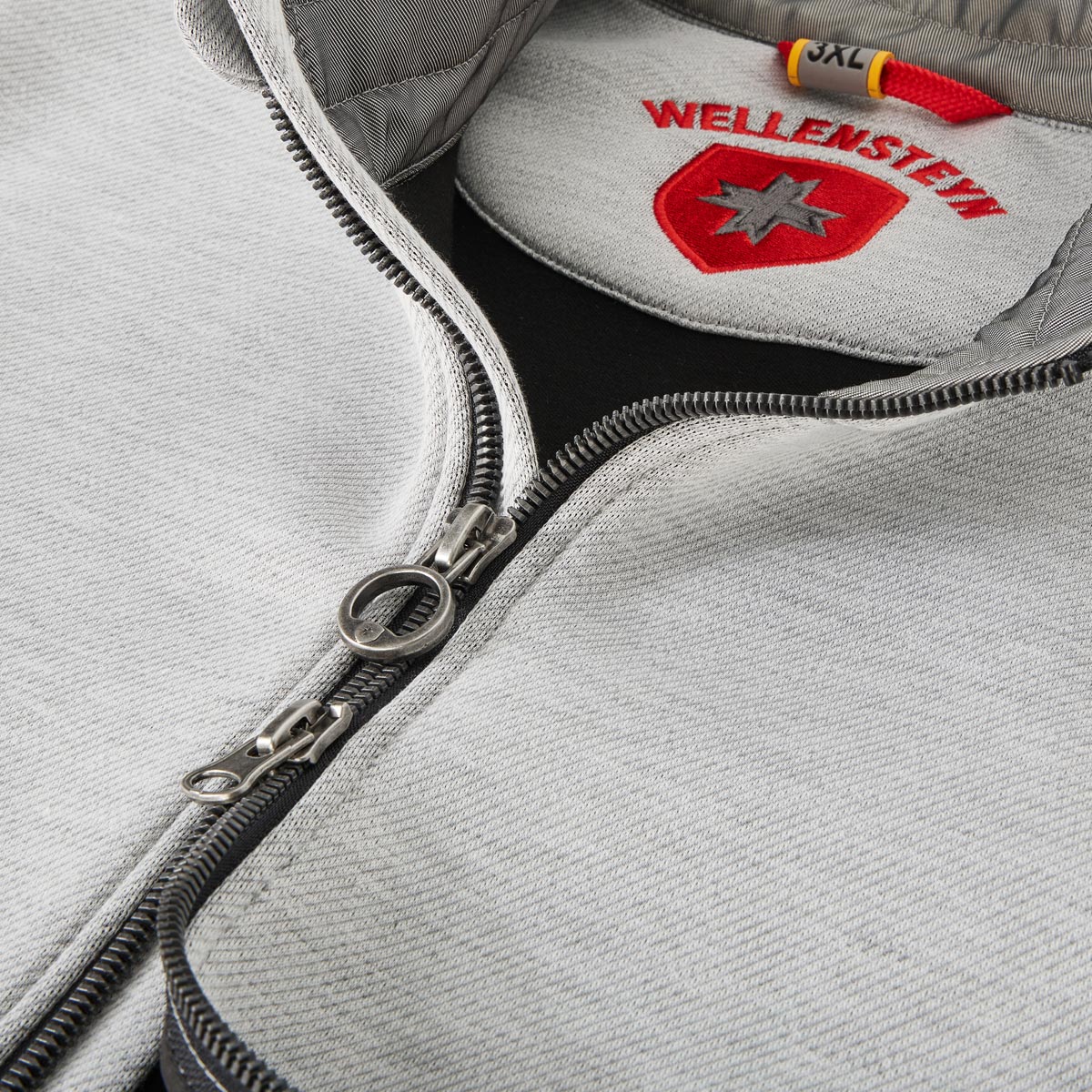 Wellensteyn Softshelljacke "Tampa", windabweisend und atmungsaktiv hellgrau
