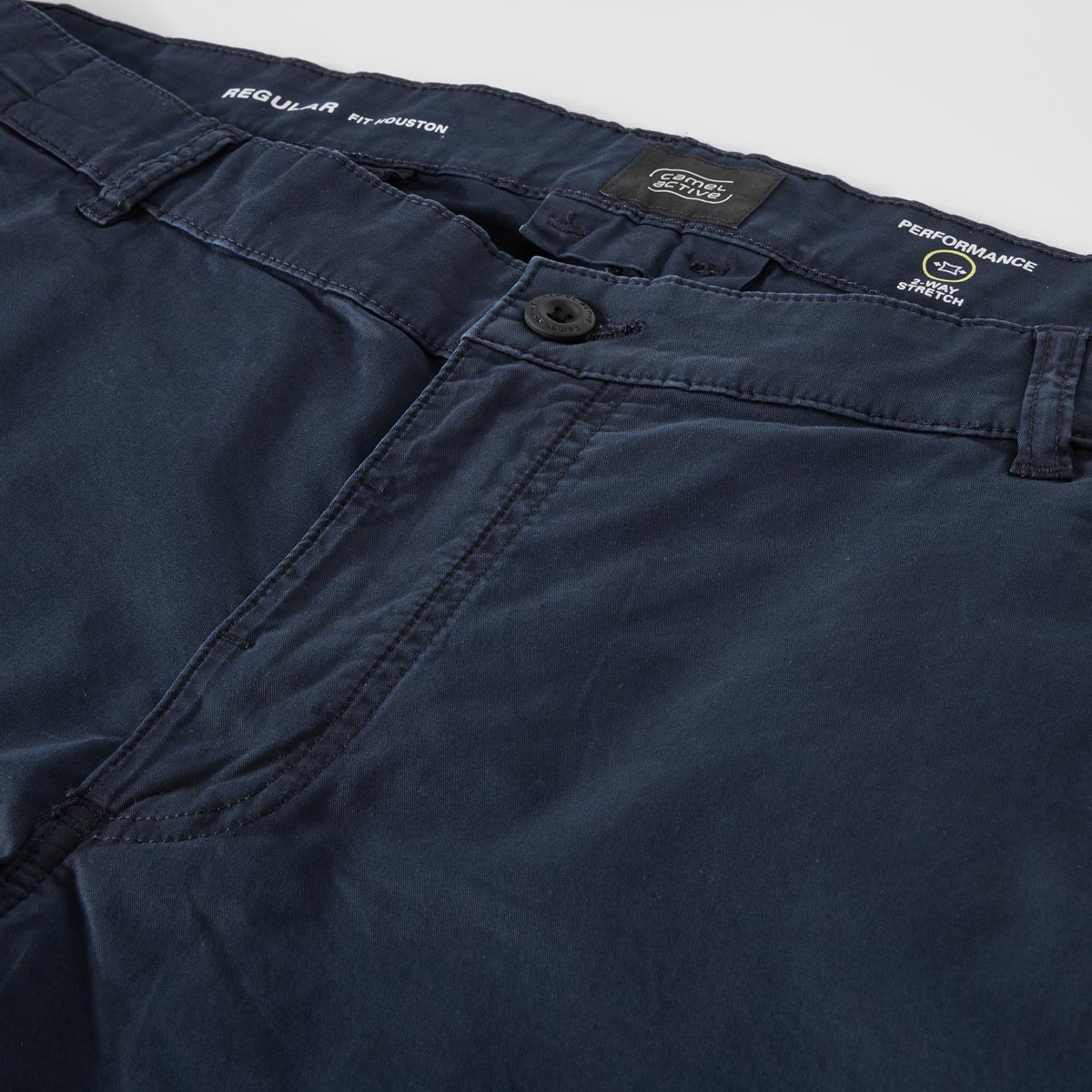 camel active Stretch-Chino-Shorts dunkelblau