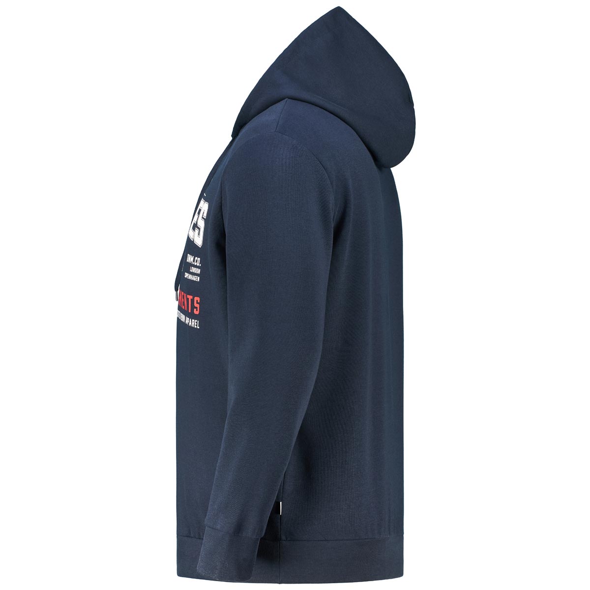 Jack&Jones Hoodie mit Label-Print blau