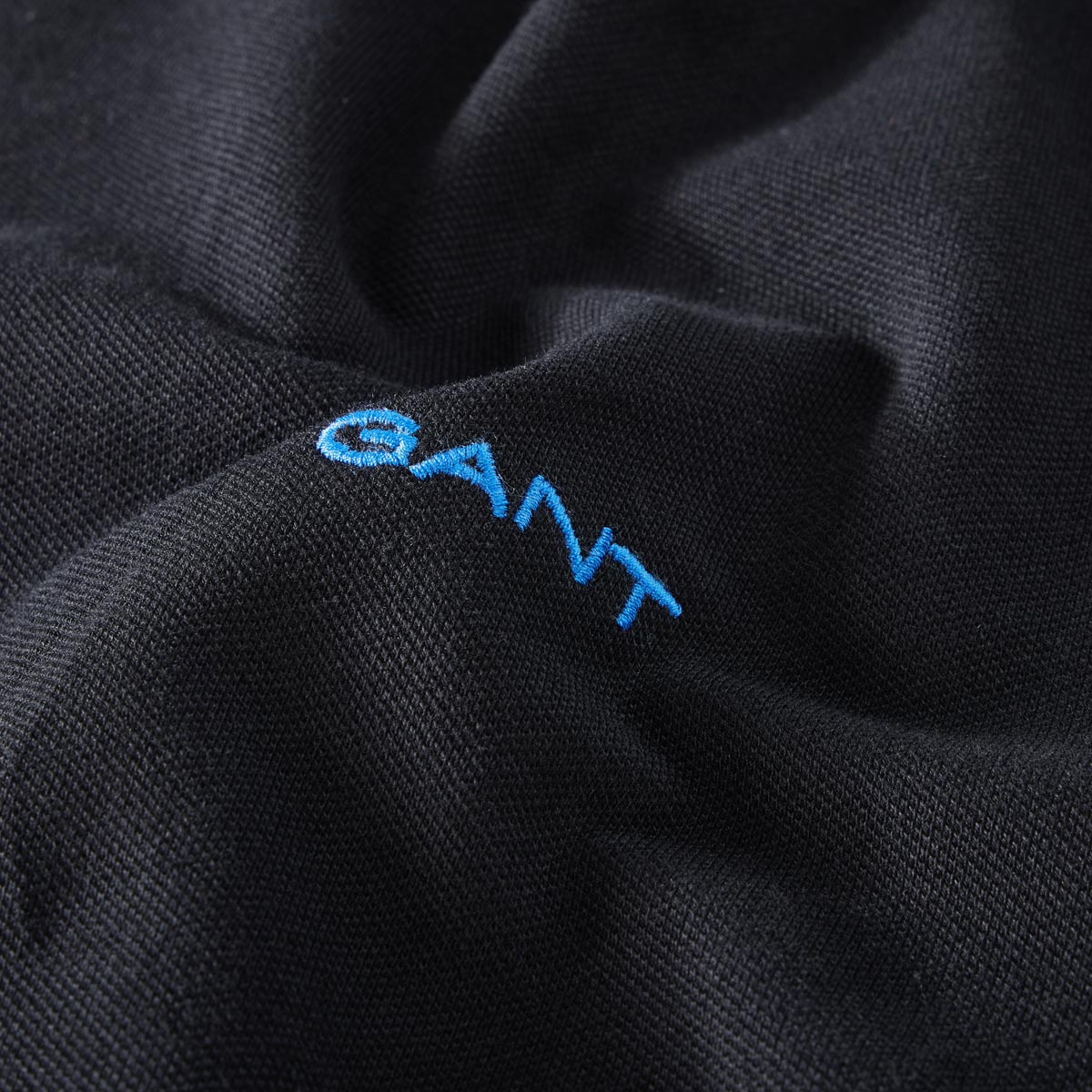 Gant Poloshirt mit Stretch schwarz