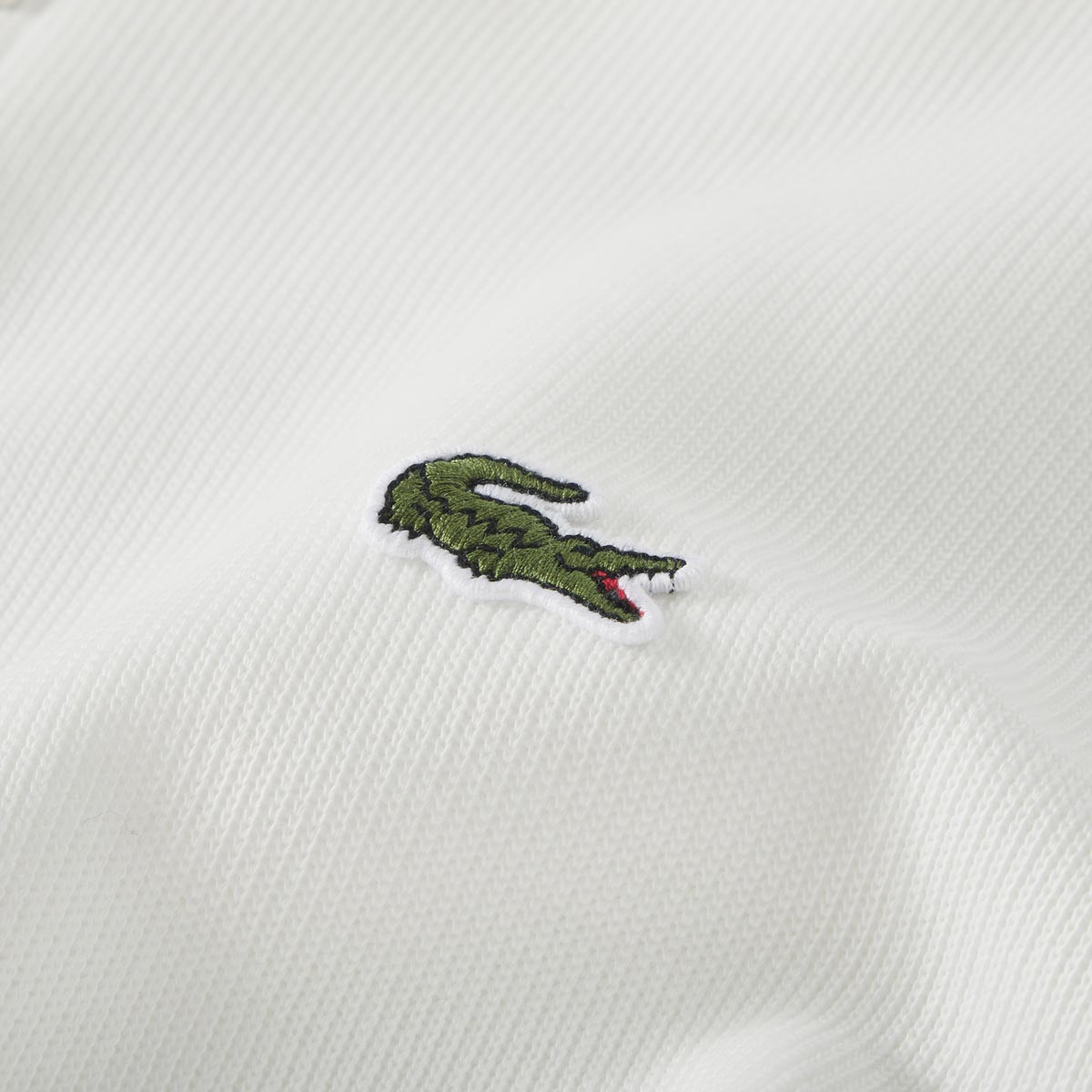 LACOSTE Sweatshirt aus Biobaumwolle weiß