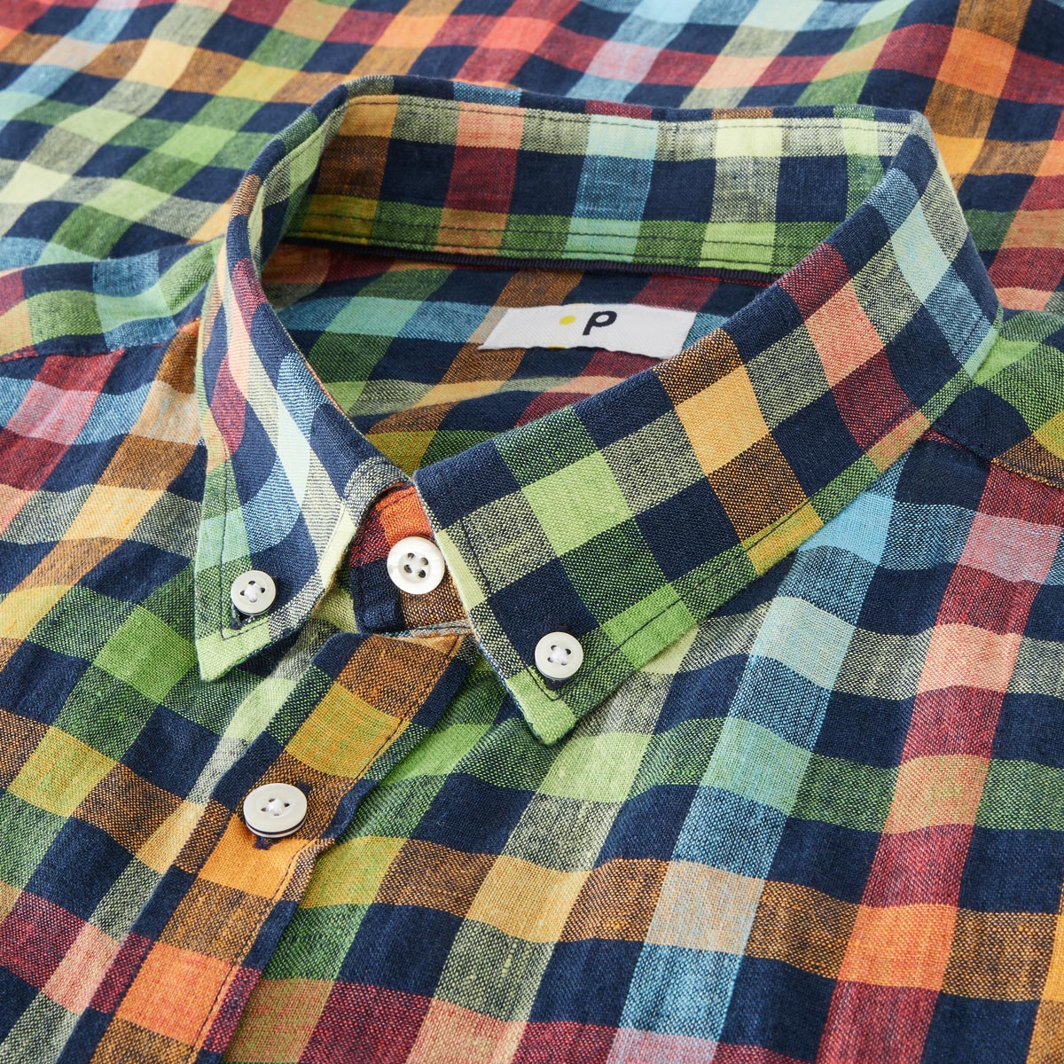 Pfundskerl Freizeithemd aus Leinen blau