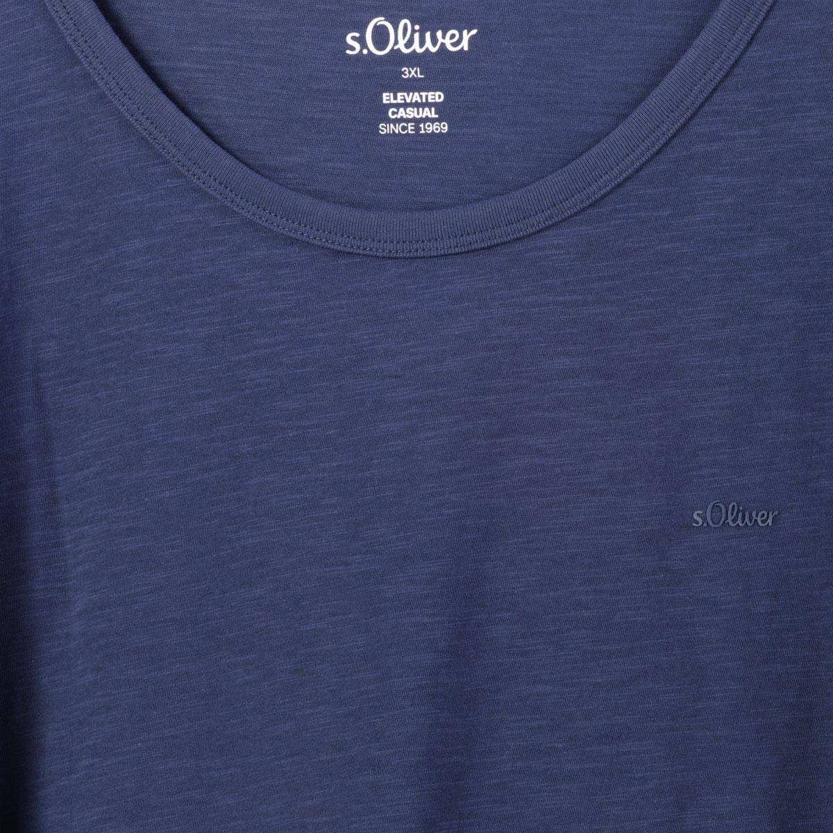 s.Oliver Tanktop aus Baumwolle blau