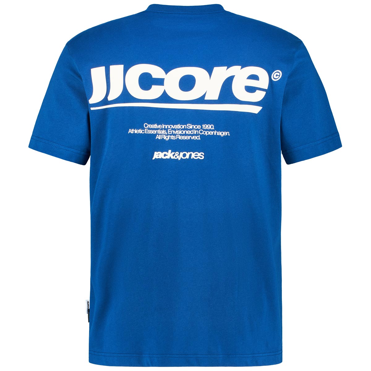 Jack&Jones T-Shirt mit Print auf Vorder- und Rückseite dunkelblau