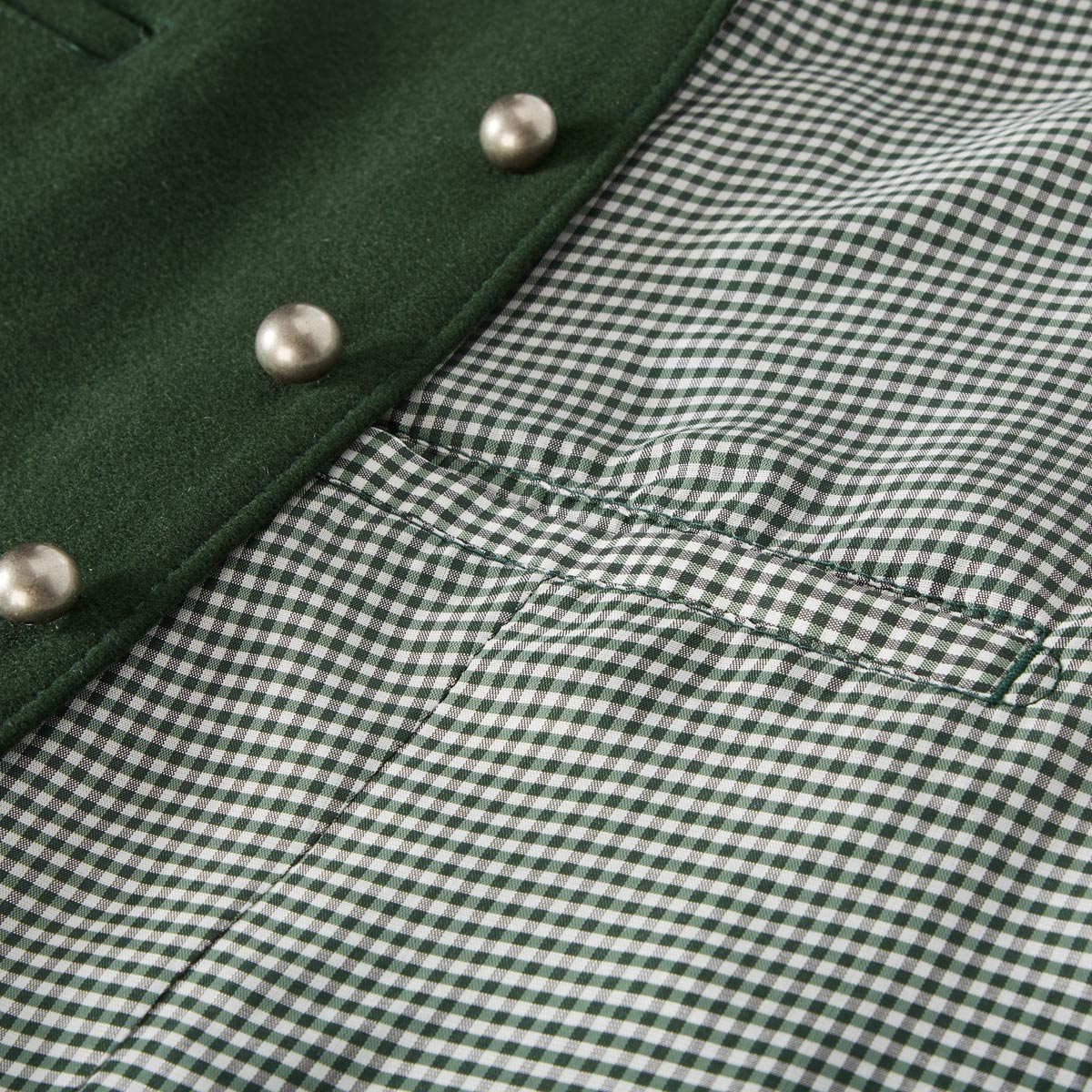 Hammerschmid Trachtenweste aus Wollmischung grün