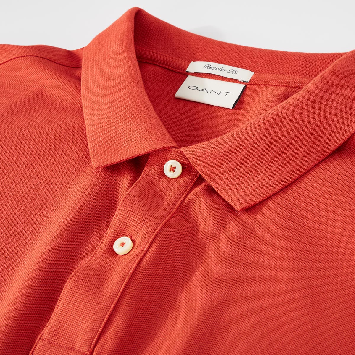 Gant Poloshirt aus Baumwolle orange
