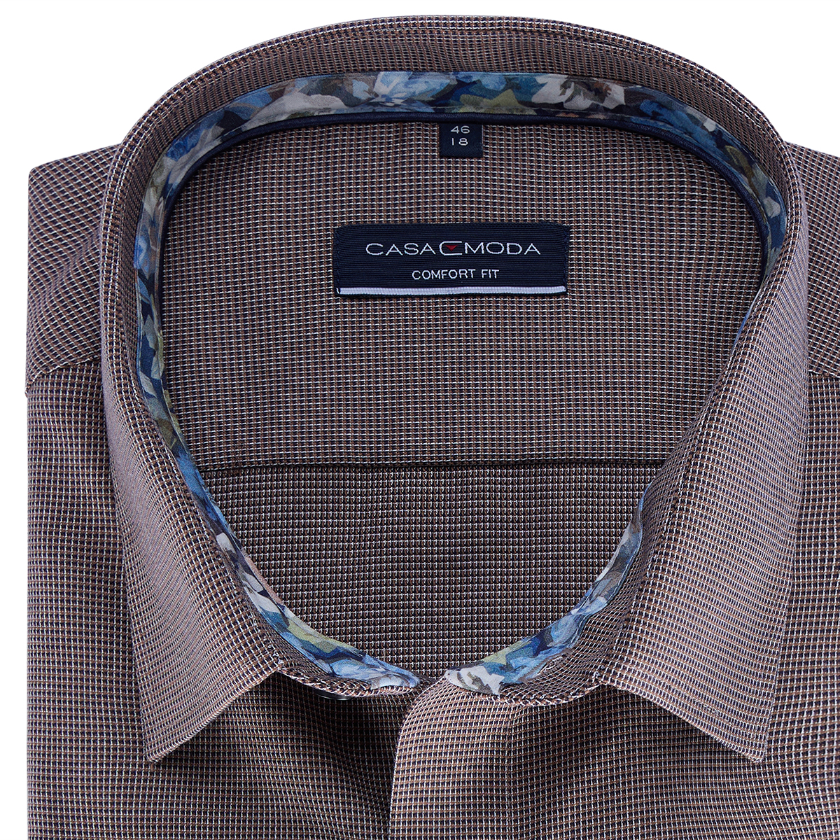 CASA MODA Businesshemd, langarm, bügelfrei Farbe braun Größe: 54 günstig online kaufen