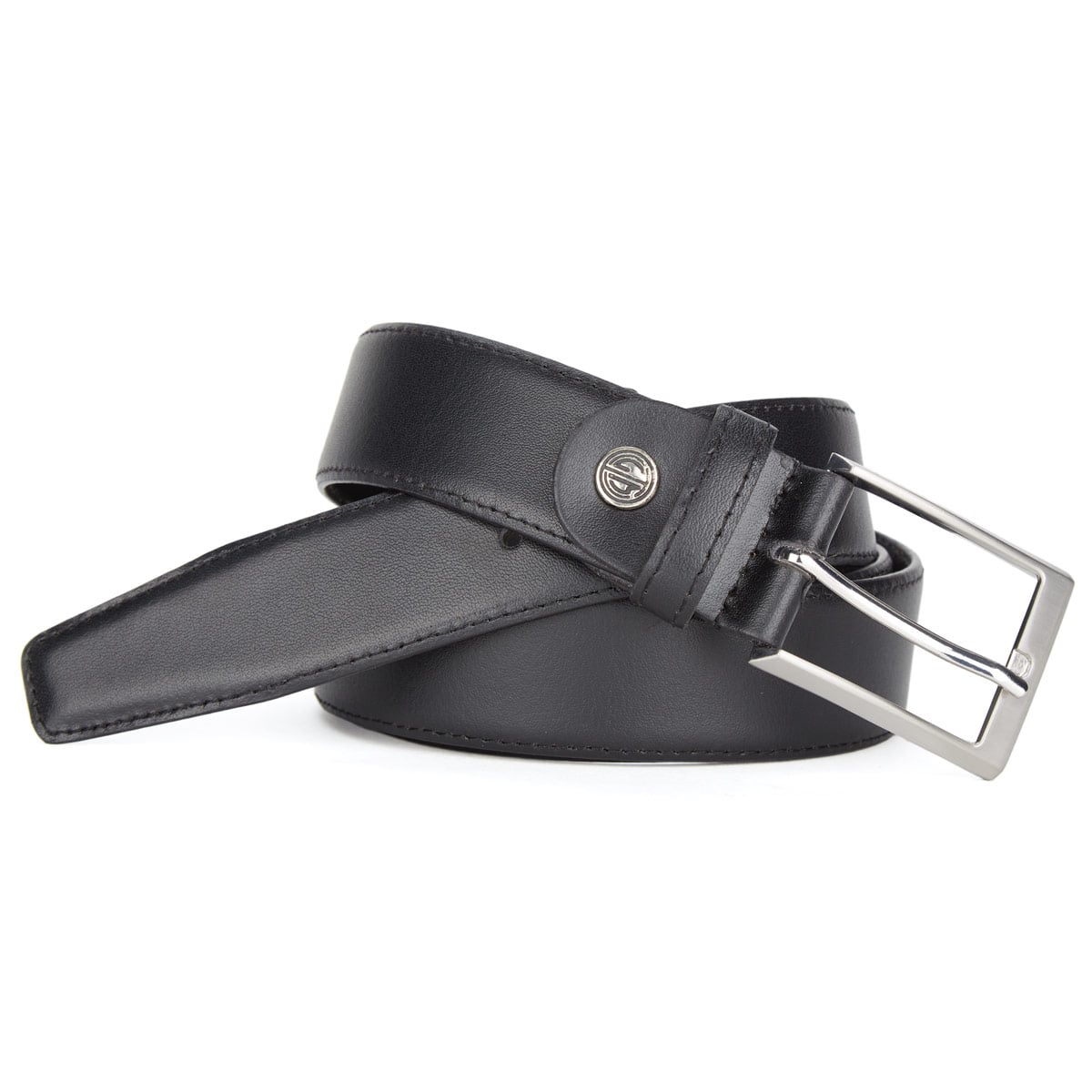 Ledergürtel mit Metallschnalle, Überlänge Ledergürtel mit Metallschnalle, Überlänge