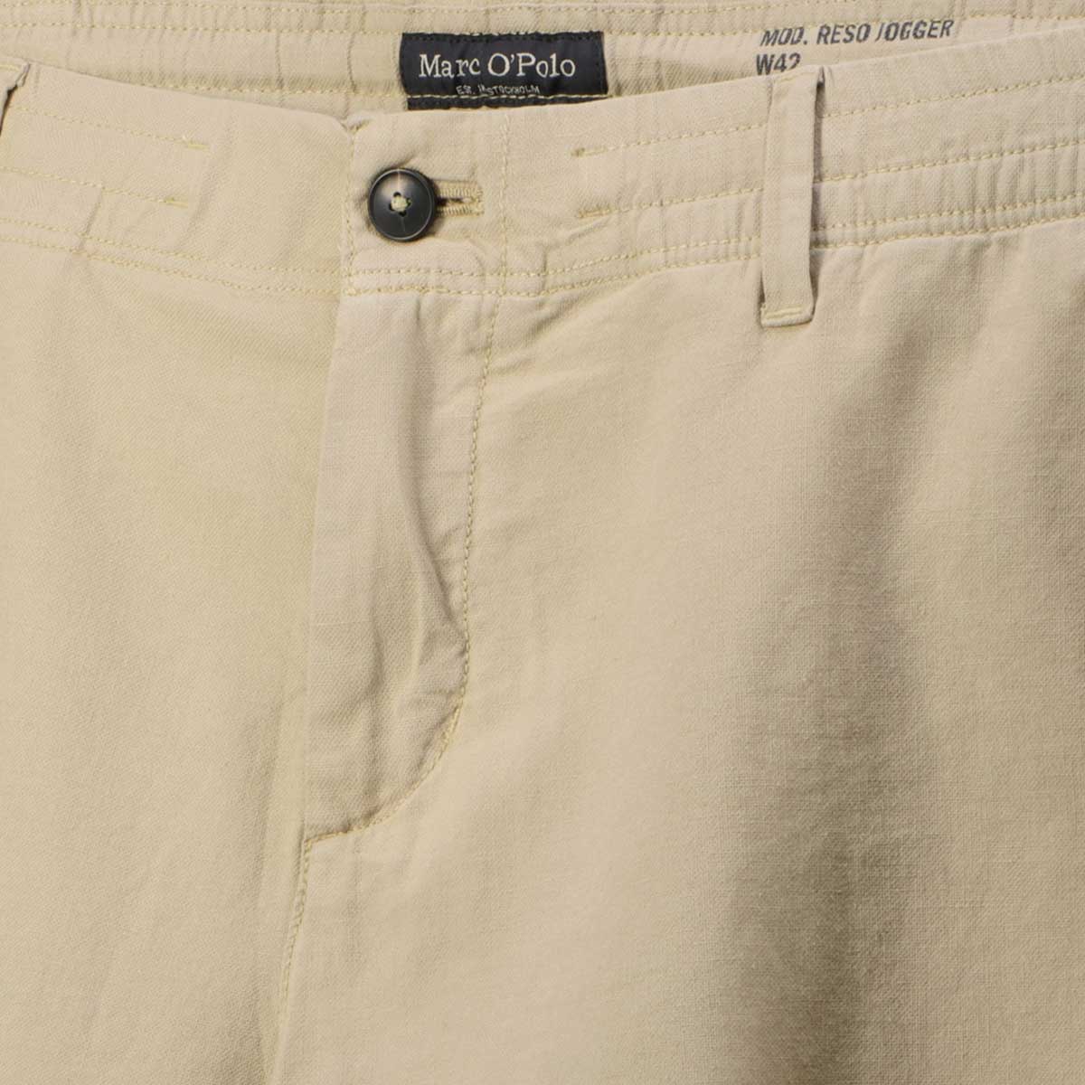 Marc O'Polo Shorts aus Leinenmischung beige