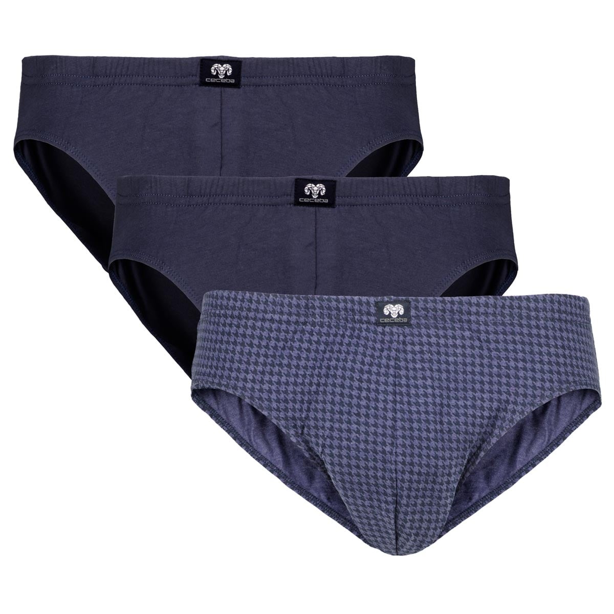 Ceceba Slip Aus Elastischem Baumwolljersey, 3er-Pack Farbe Blau Größe, 10