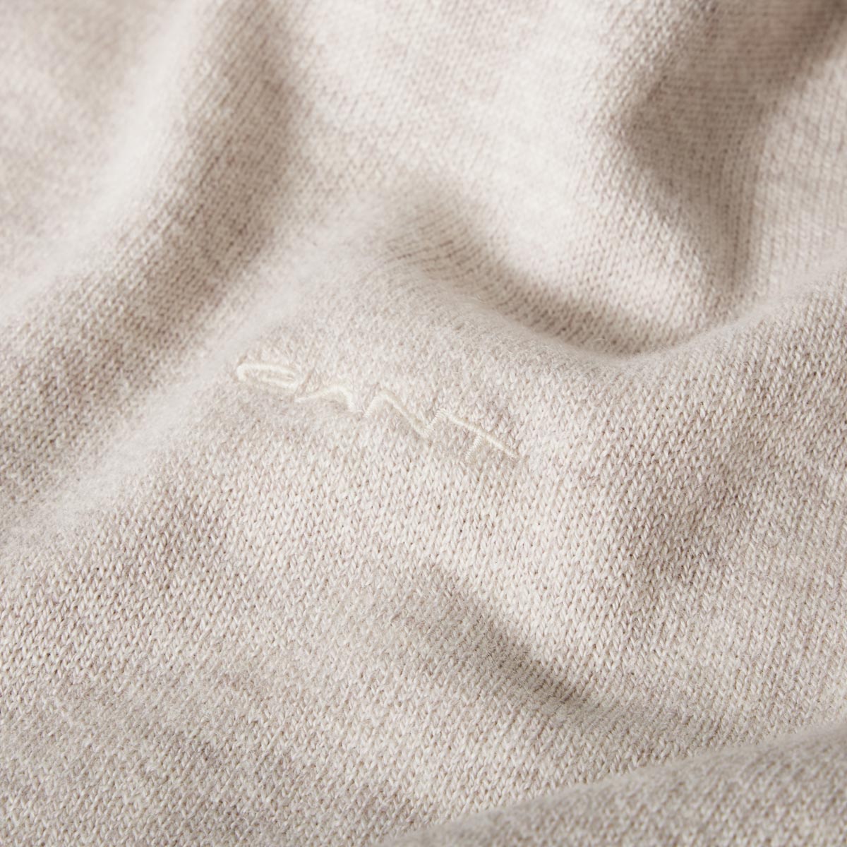 Gant Strickpullover mit Wolle beige