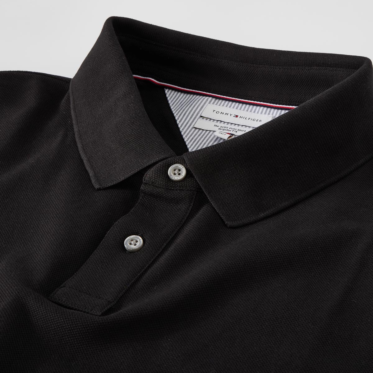 Tommy Hilfiger Poloshirt mit Stretch schwarz