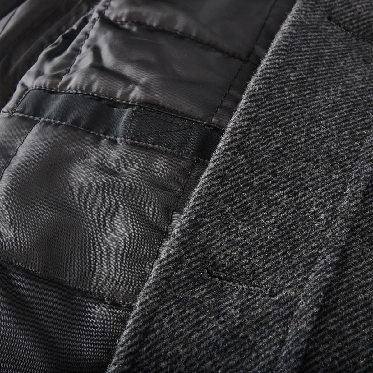 Lerros Jacke aus Wollmischung grau