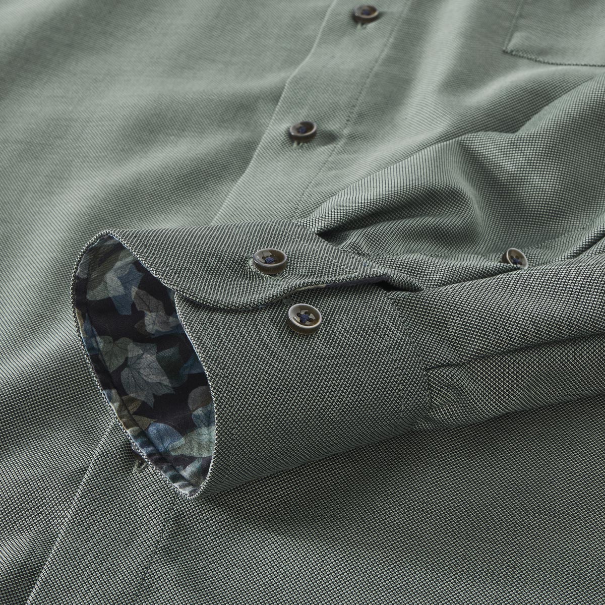 CASA MODA Businesshemd aus Baumwolle, bügelfrei grün