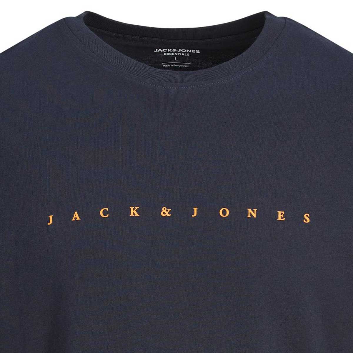 Jack&Jones T-Shirt mit Label-Print marine