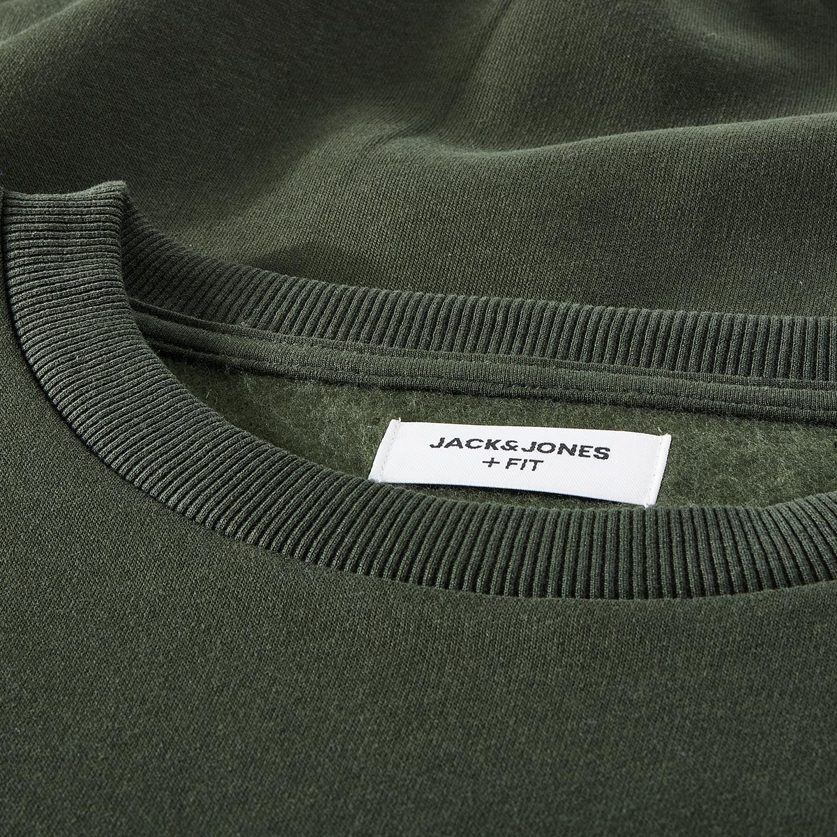 Jack&Jones Sweatshirt mit Label-Print grün