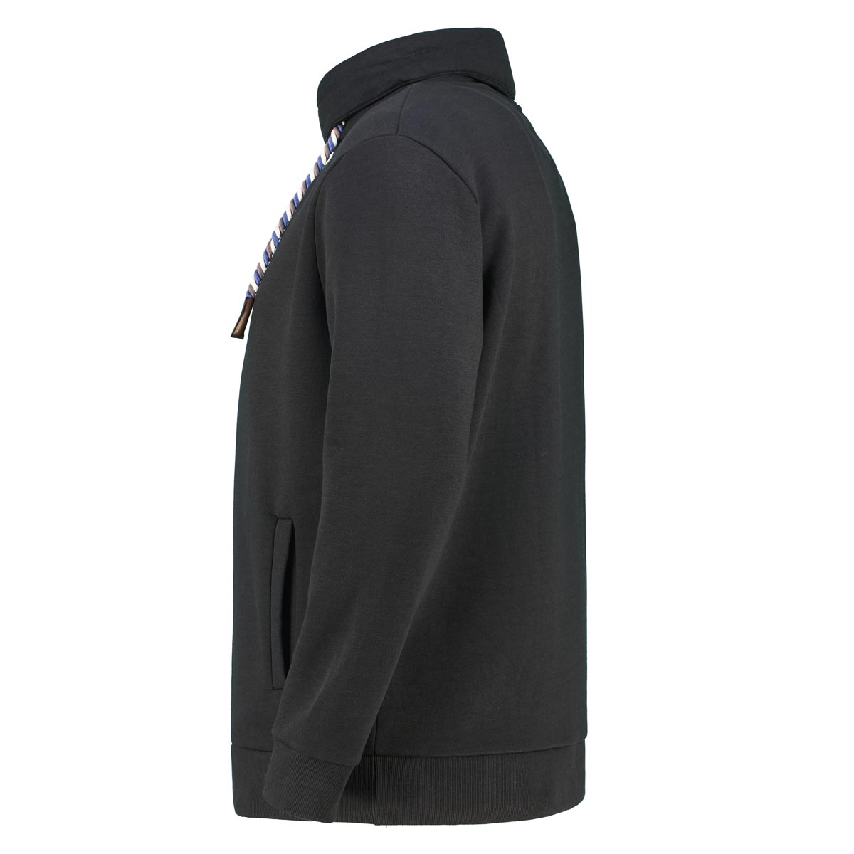 RAGMAN Sweatshirt aus Baumwollmischung Farbe schwarz Größe: 5XL günstig online kaufen