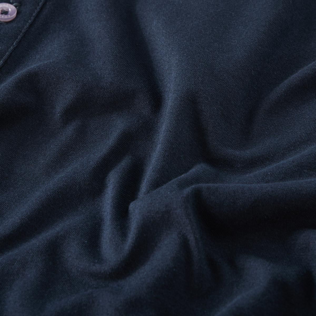 ADAMO Longsleeve mit Serafinokragen dunkelblau