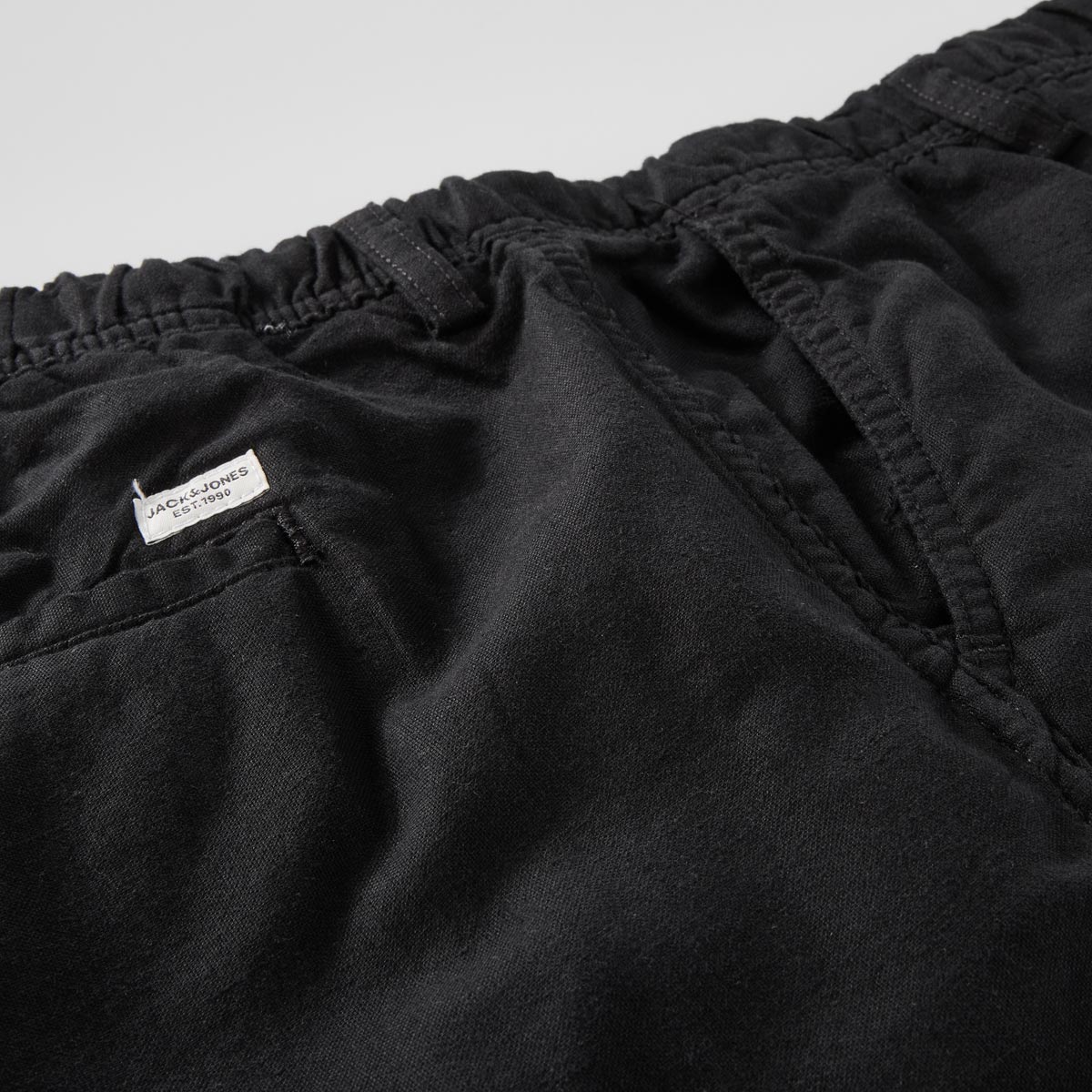 Jack&Jones Chino-Shorts mit Leinen schwarz