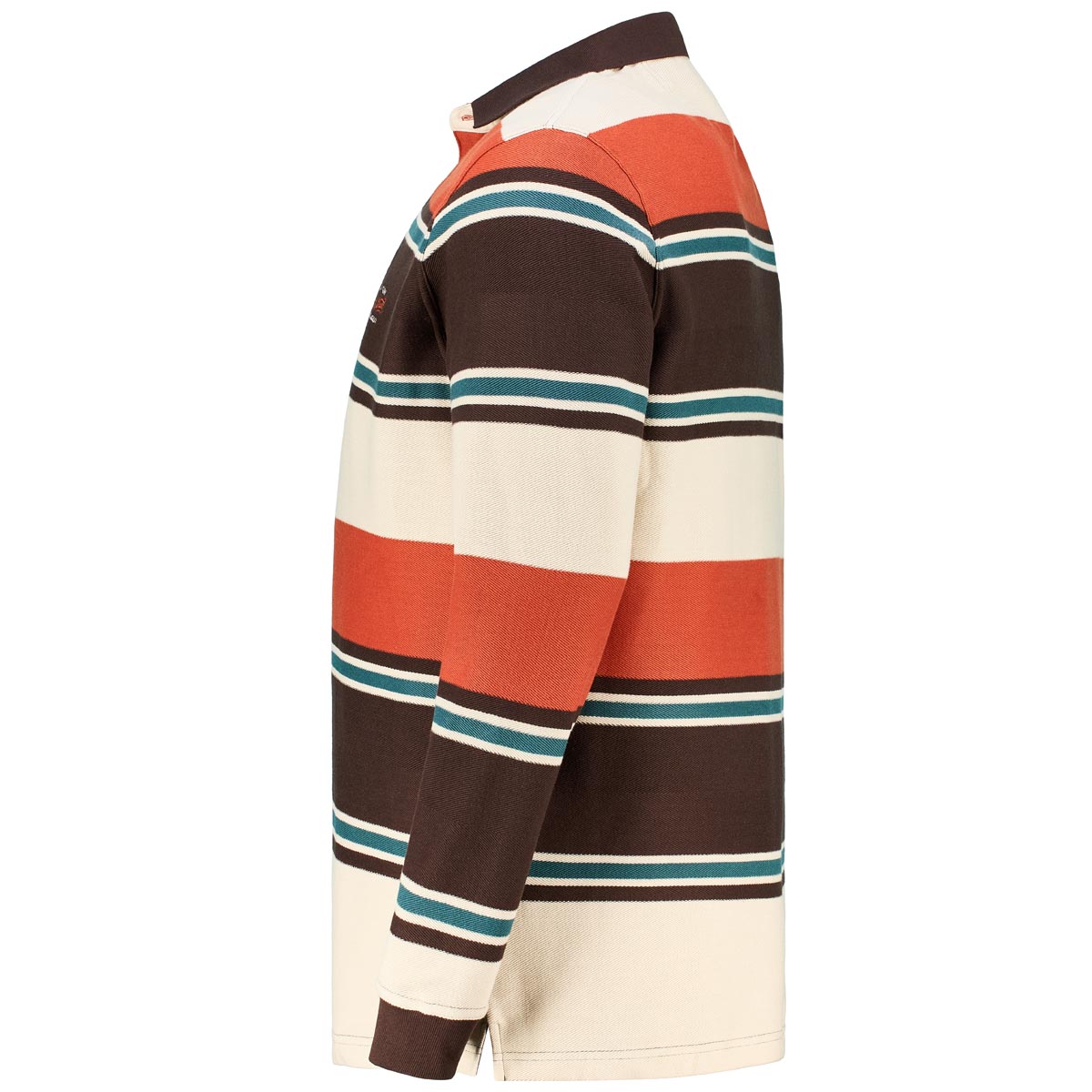 Hajo Polo-Sweatshirt mit Stay Fresh braun