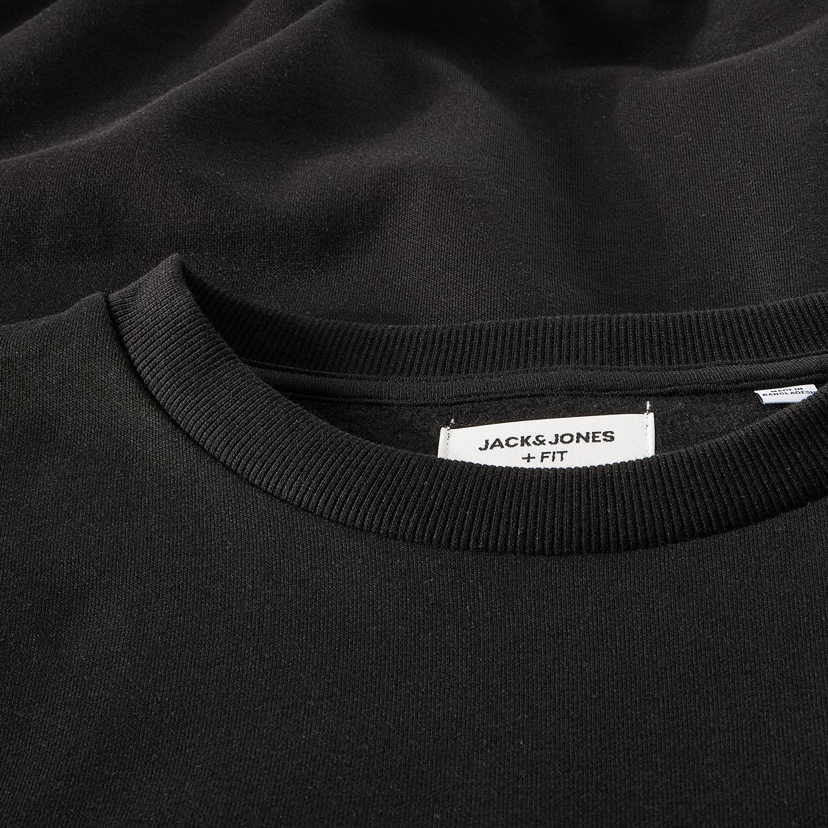 Jack&Jones Sweatshirt mit Label-Print schwarz