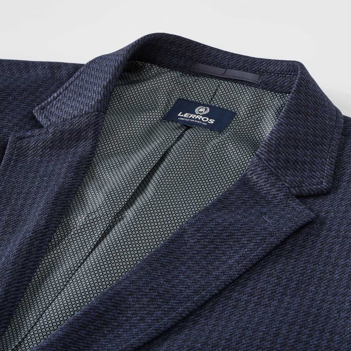 Lerros Sakko aus Stretch-Jersey blau