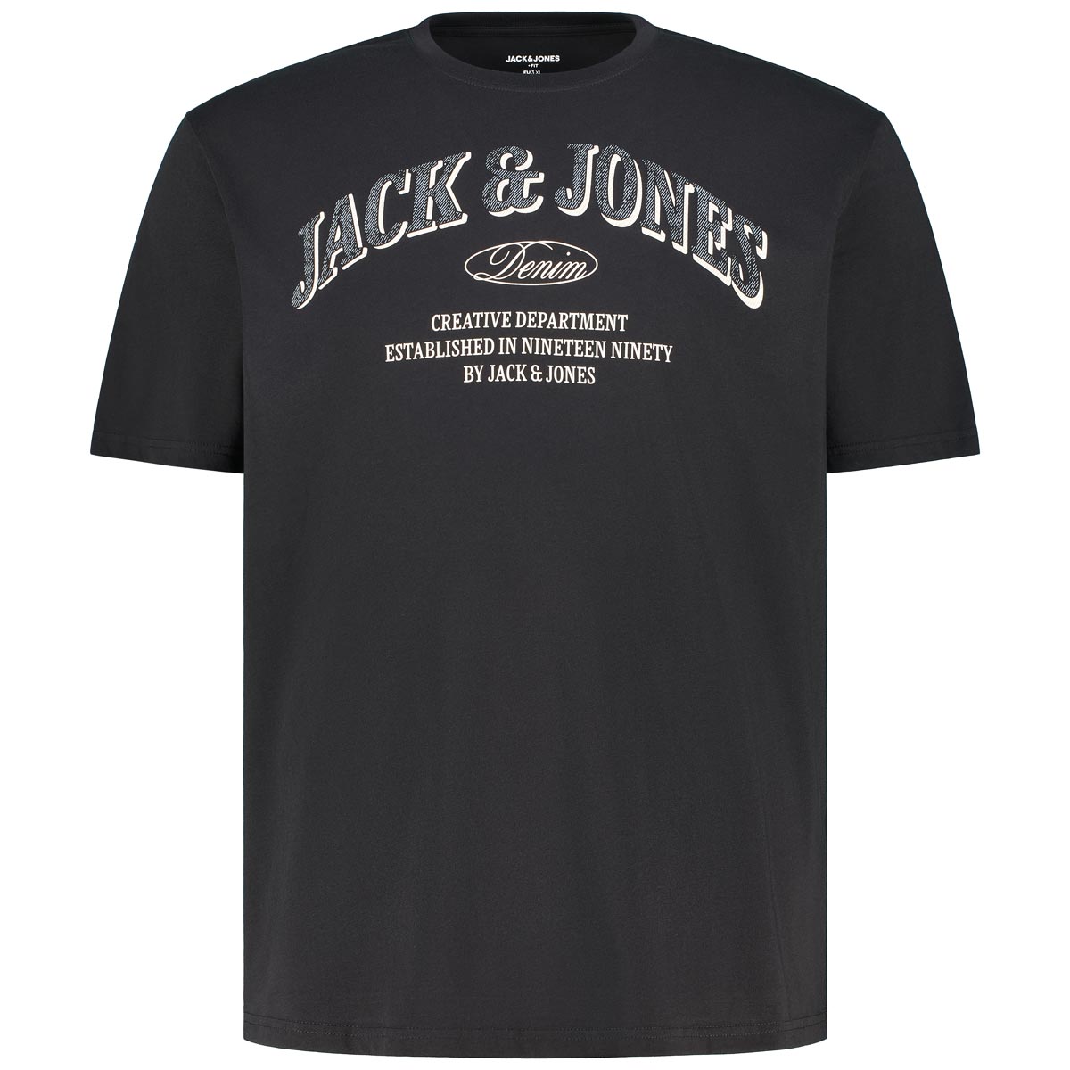 T-Shirt mit Label-Print