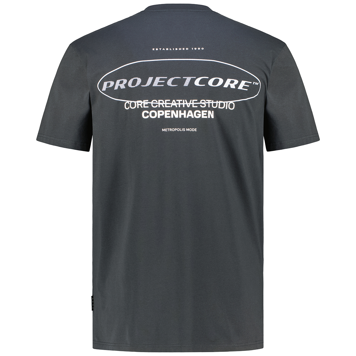 Jack&Jones T-Shirt mit Print auf Vorder-und Rückseite schwarz