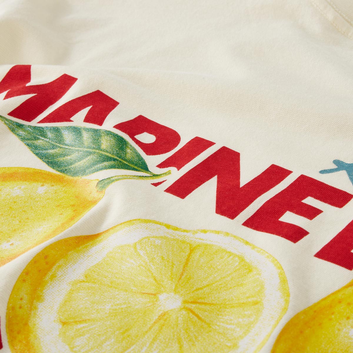 Jack&Jones T-Shirt mit Print auf Vorder- und Rückseite cremeweiß