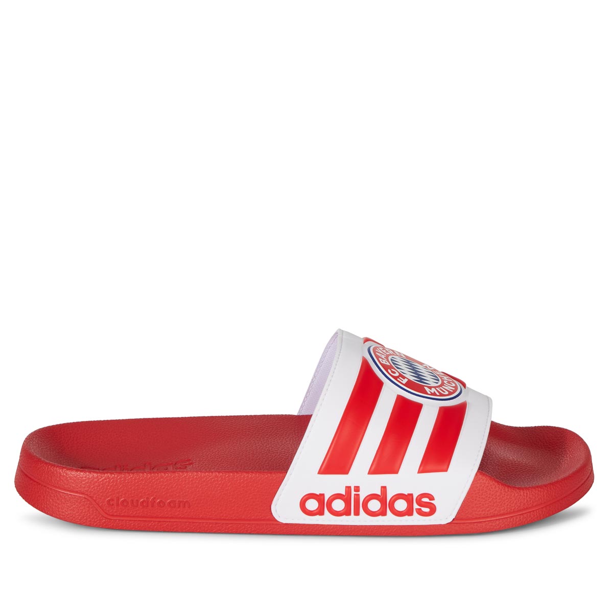 adidas Adilette "FC Bayern München" rot/weiß