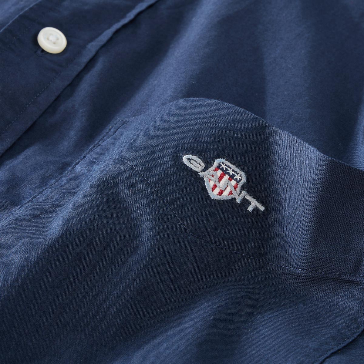 Gant Freizeithemd aus Baumwolle marine