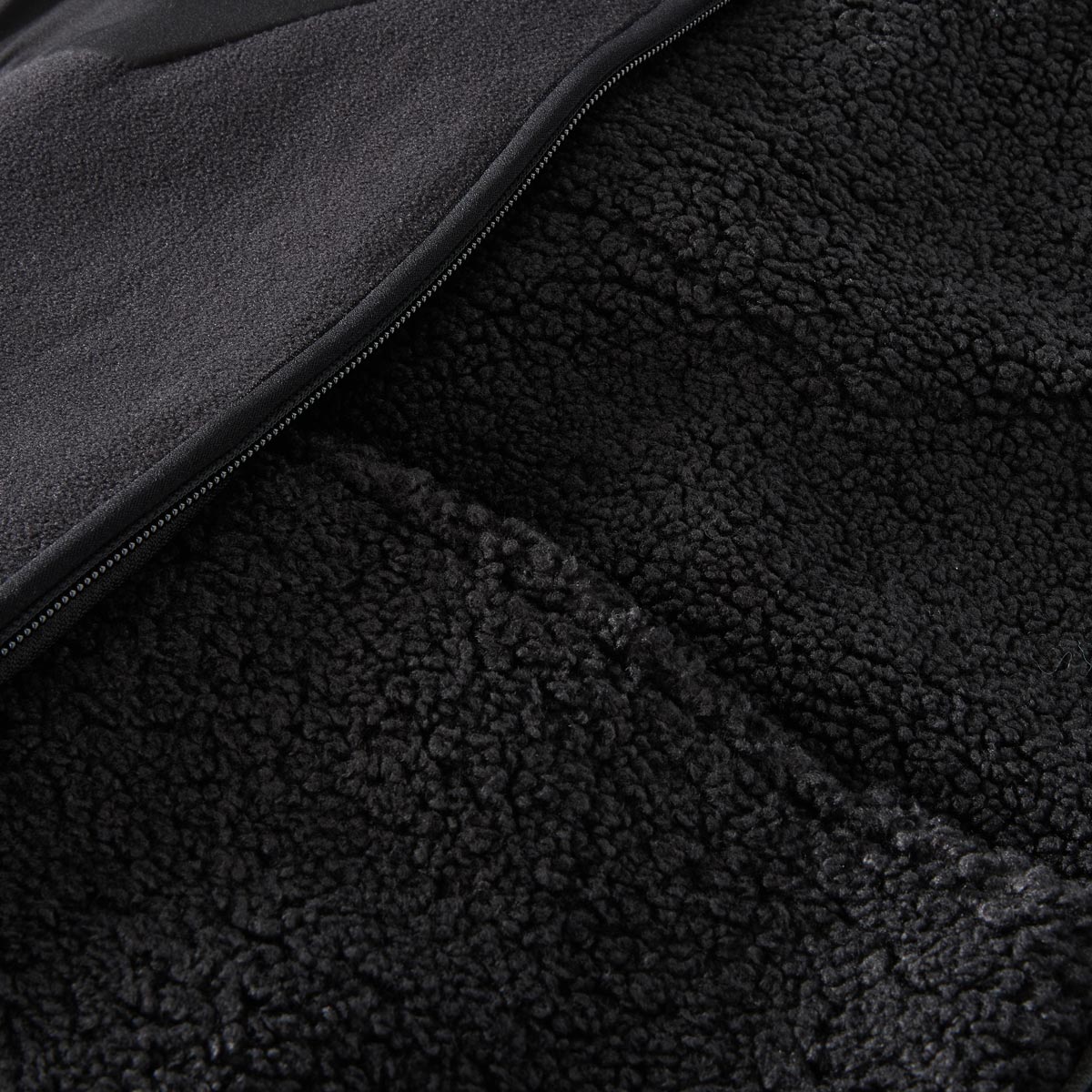 BOSS Sweatweste mit Teddyfleece-Innenfutter schwarz