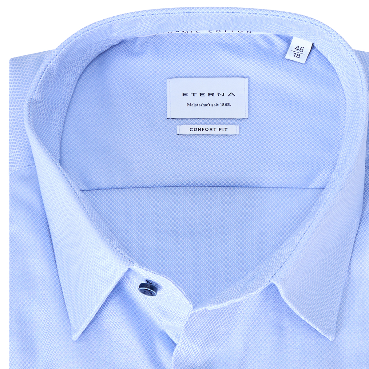 ETERNA Businesshemd aus "Dynamic Cotton™", bügelfrei mittelblau ETERNA Businesshemd aus "Dynamic Cotton™", bügelfrei mittelblau