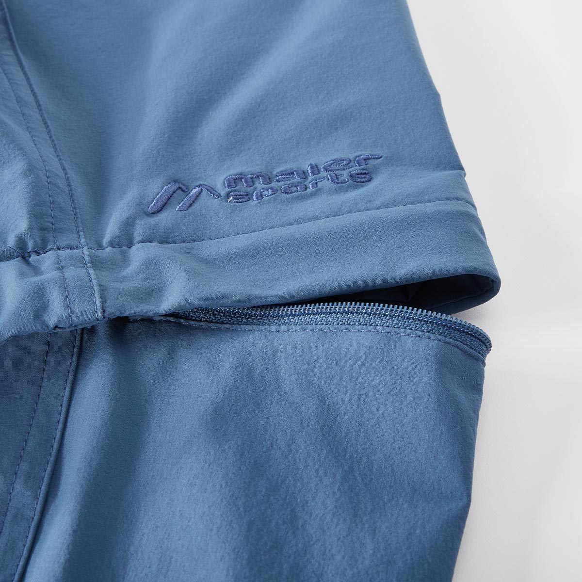 Maier Sports Trekkinghose mit Stretch und abtrennbarem Hosenbein blau