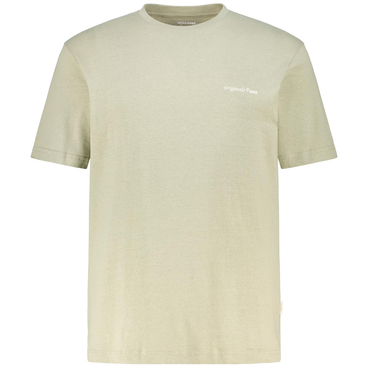 Jack&Jones T-Shirt aus Biobaumwolle Farbe oliv Größe: 7XL günstig online kaufen