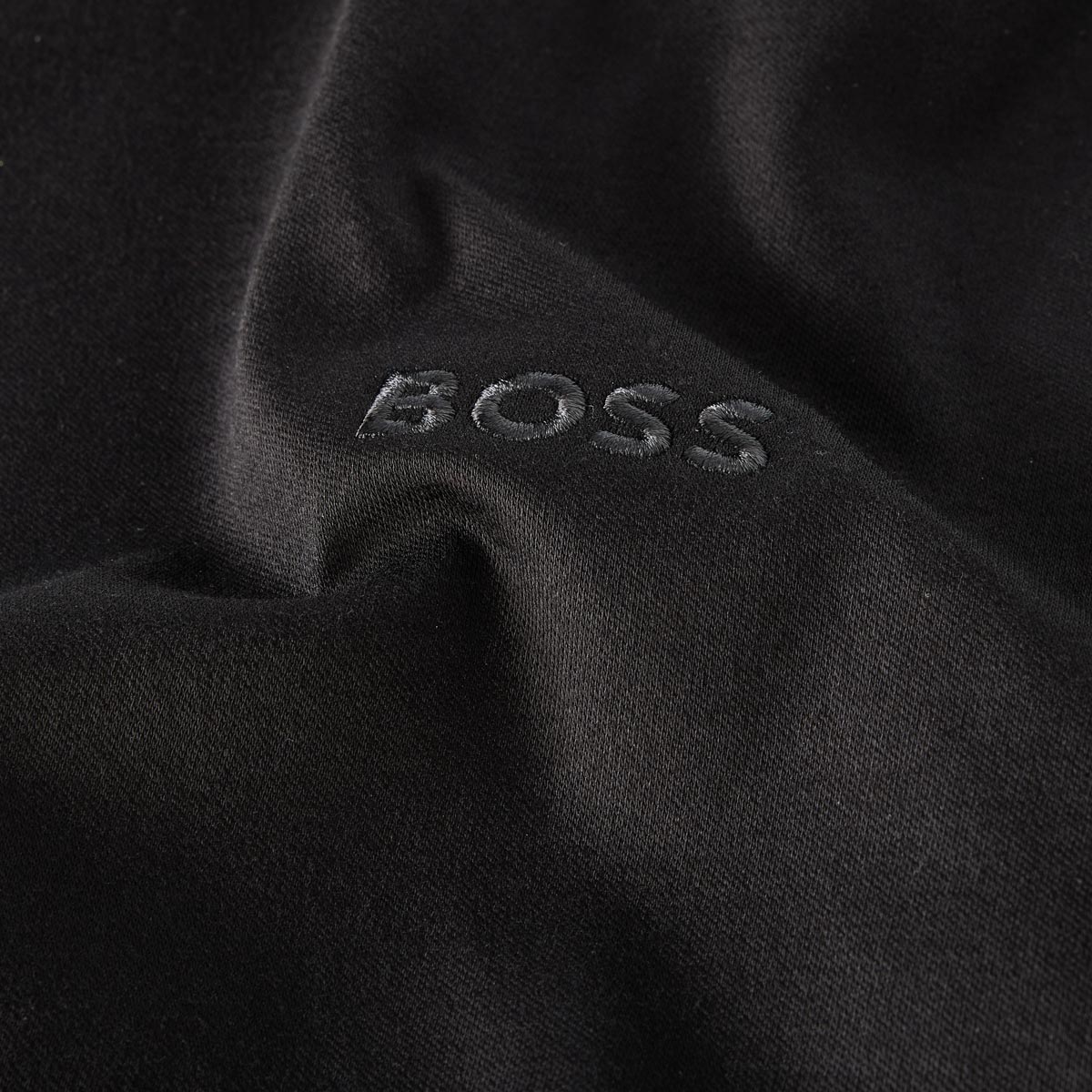 BOSS Basic-Poloshirt schwarz