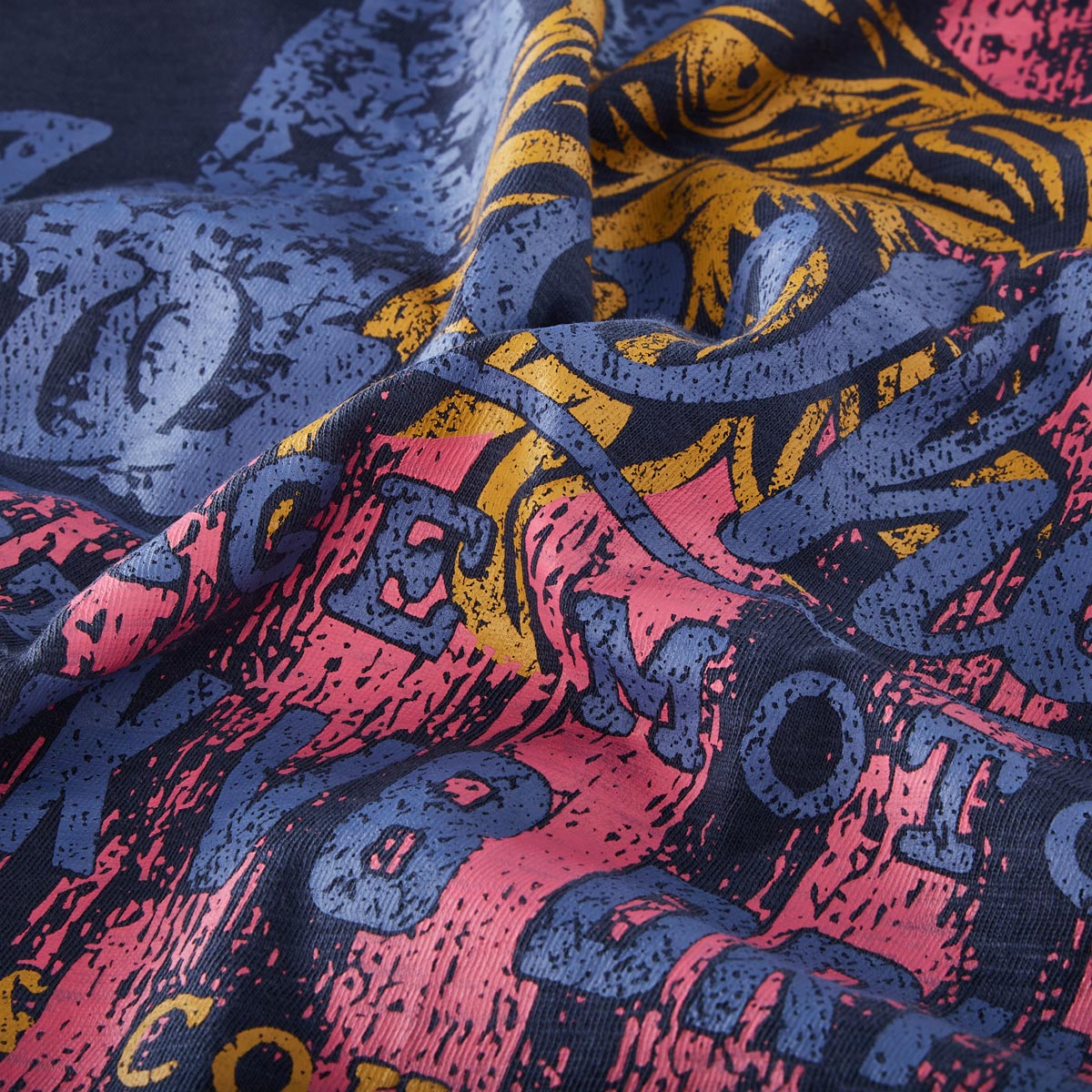 Redfield Longsleeve mit Print dunkelblau