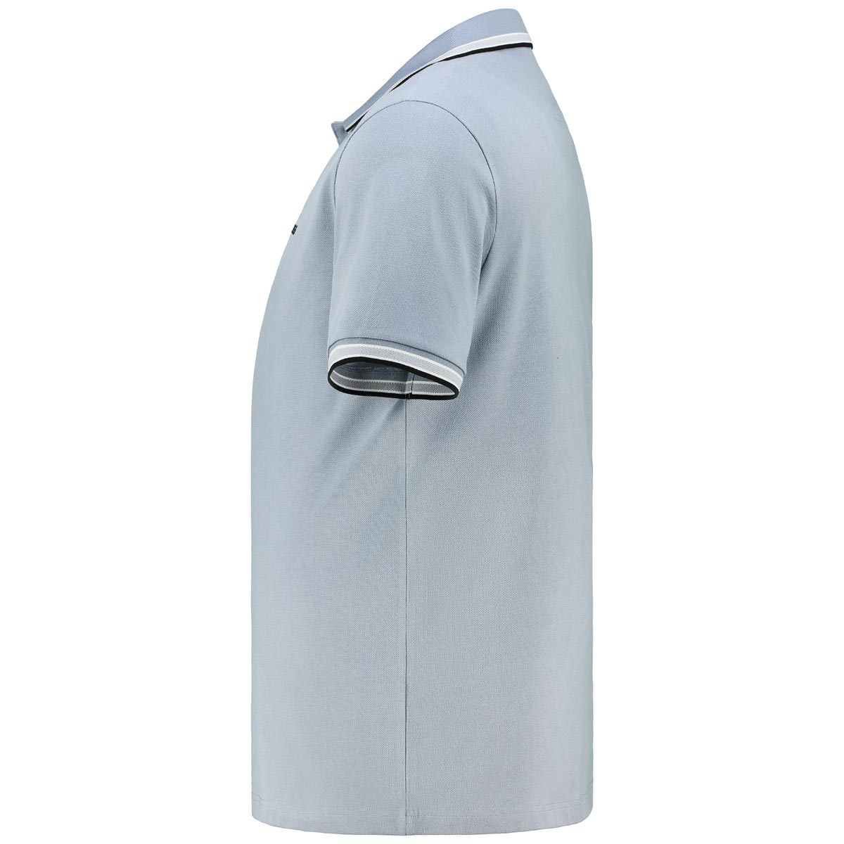 BOSS Poloshirt mit Kontrastdetails grau