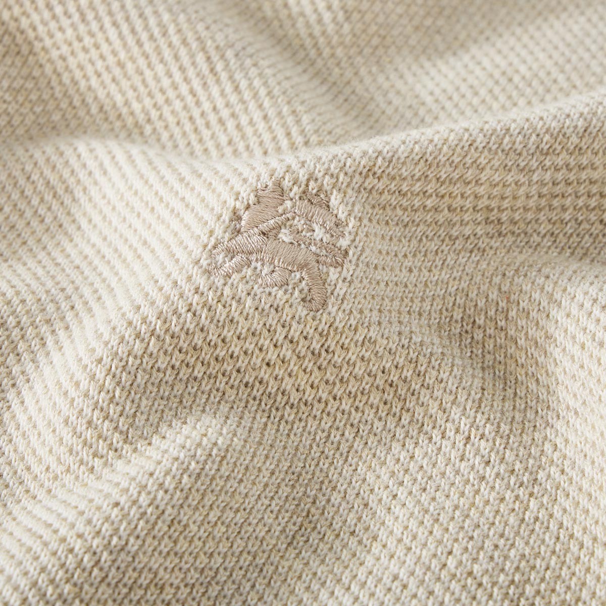 Lerros Feinstrickpullover aus Baumwolle beige