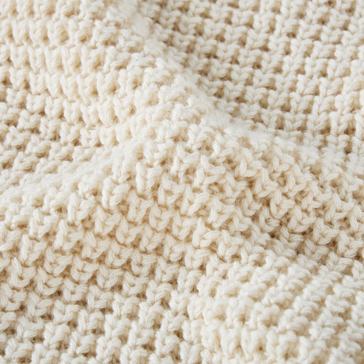 RAGMAN Grobstrickpullover aus Baumwolle beige